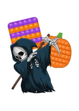 halloween dabbing reaper