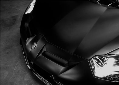 black lamborghini