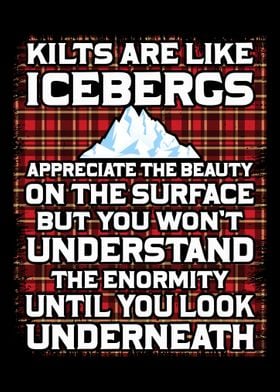 Kilts Are Like Icebergs 