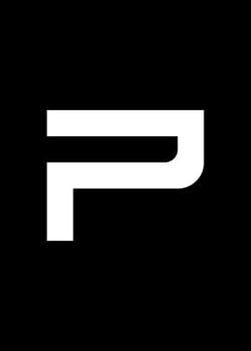 Tesla Font Letter P