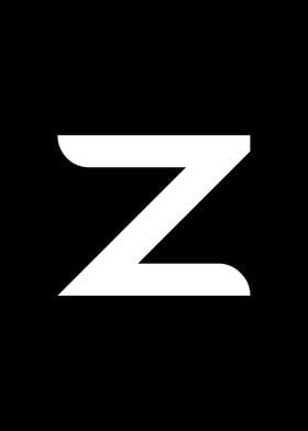 Tesla Font Letter Z