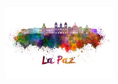 La paz skyline