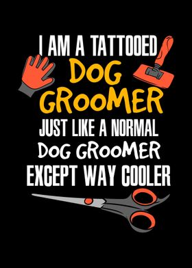 Tattooed Dog Groomer