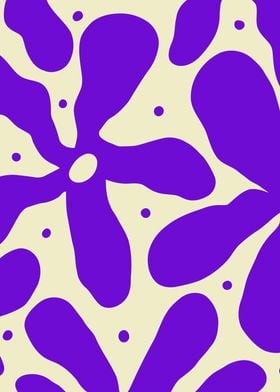 Minimalist Purple Flowers