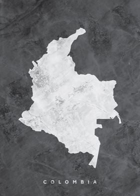 Colombia Marble Map