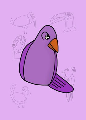 Purple Bird