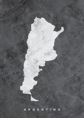 Argentina Marble Map