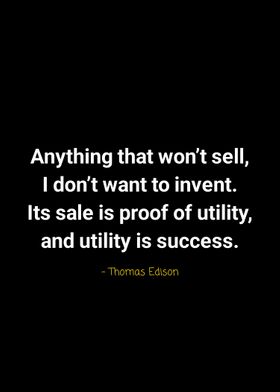 Thomas Edison quotes