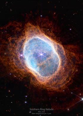 Southern Ring Nebula JWST