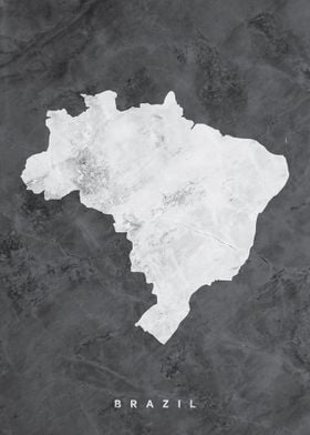 Brazil Marble Map