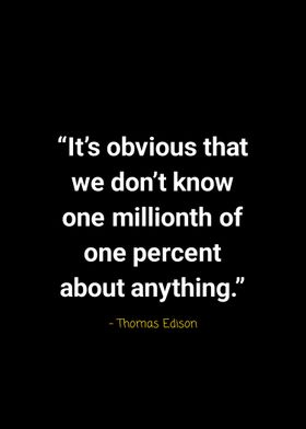 Thomas Edison quotes