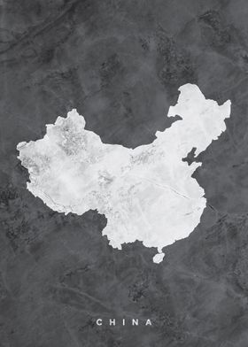 China Marble Map