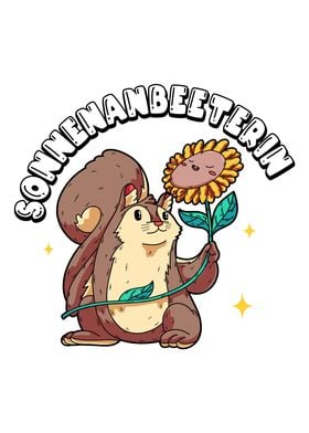 Sonnenanbeeterin Squirrel