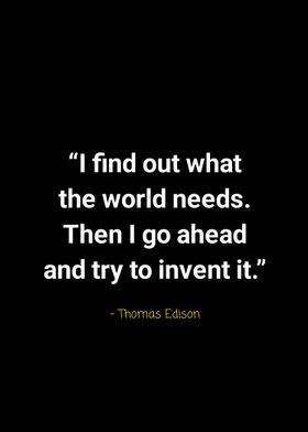 Thomas Edison quotes