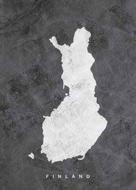 Finland Marble Map