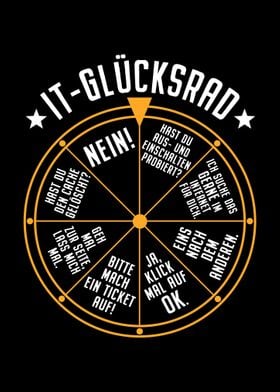 IT Support Gluecksrad