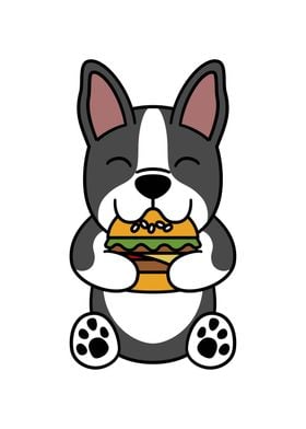 Boston Terrier Burger 