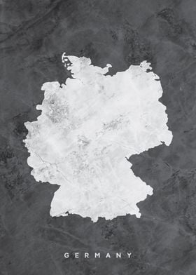 Germany Marble Map