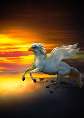 Fantasy Flying Horse