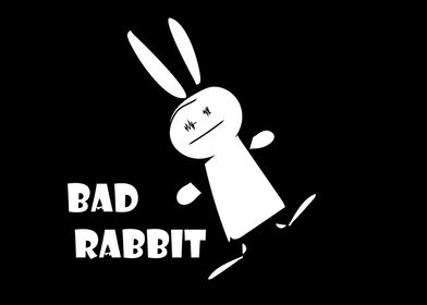 Bad rabbit illustration w