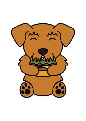 Airedale Terrier Burger 