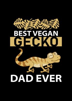 Vegan Gecko Dad Men Gifts