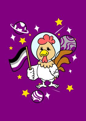 Asexual Chicken Ace Pride