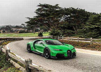 Green Bugatti Super Sport
