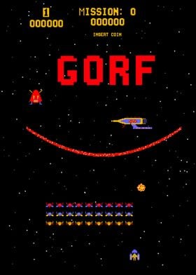 Gorf retro old video game