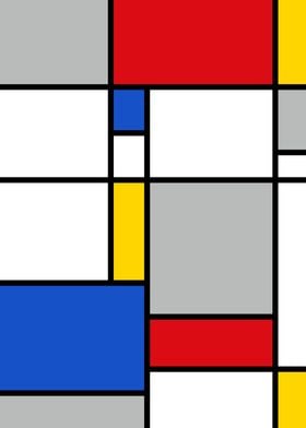 Mondrian Inspired Art