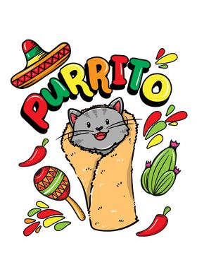 PURRRITO Cat Shirt Cat