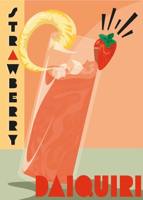 Strawberry Daiquiri Poster