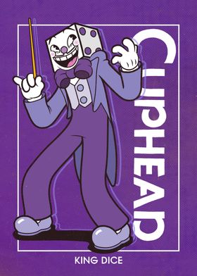 Cuphead Posters - King Dice Cuphead Show Poster RB1105