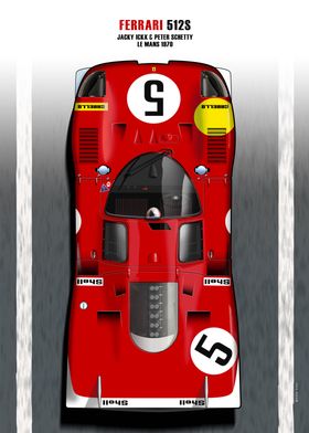 Ferrari 512S Ickx Schetty 