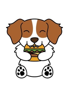 Brittany Spaniel Burger 