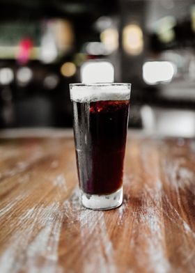 A BEER IN GLASS