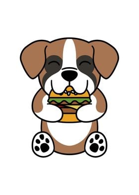 Boxer Dog Burger 