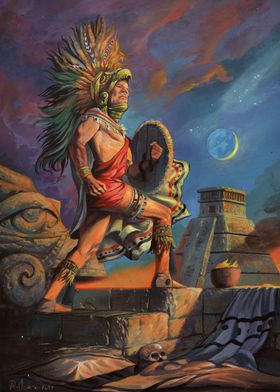 Aztek warrior
