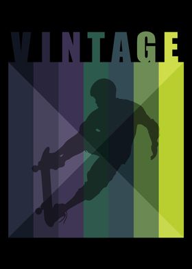 Skateboarder Vintage