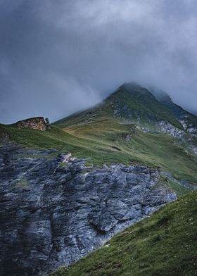 Fog in the Swiss Mountains