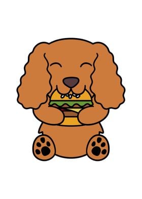 Cocker Spaniel Burger 