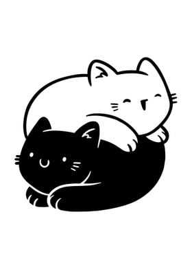 Ying Yang Cat