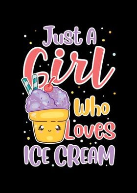 Girl Who Loves Ice Cream