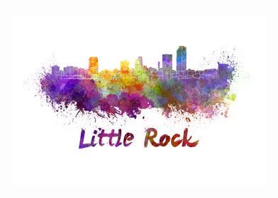 Little rock skyline