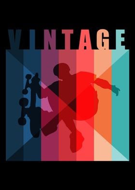 Skateboarder Vintage