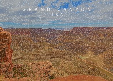 Grand Canyon Stylised