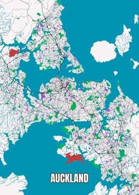 City Map OF Auckland