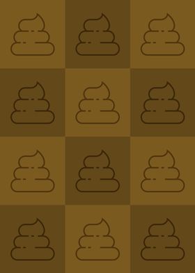 Poop Icons Art Yellow 3