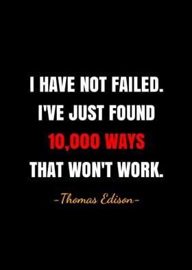 Thomas Edison quotes 