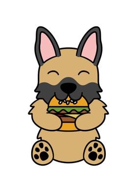 German Shepherd Burger 